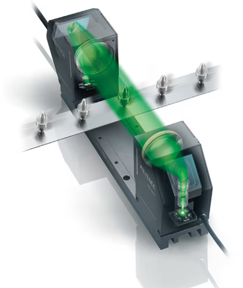 Laser angle measurement system on a CNC press brake